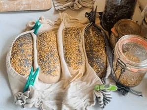 Photo d'un atelier pain au levain maison