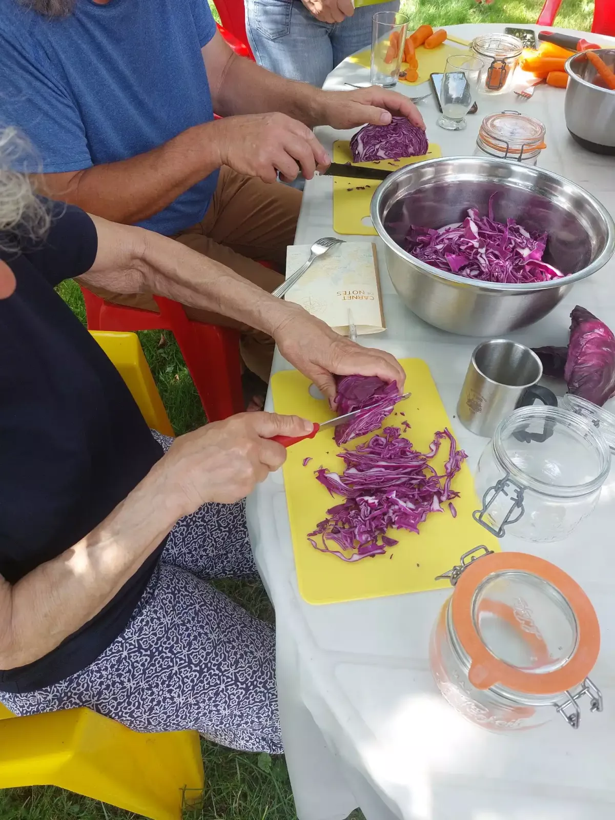 photo de l'atelier lacto-fermentation 