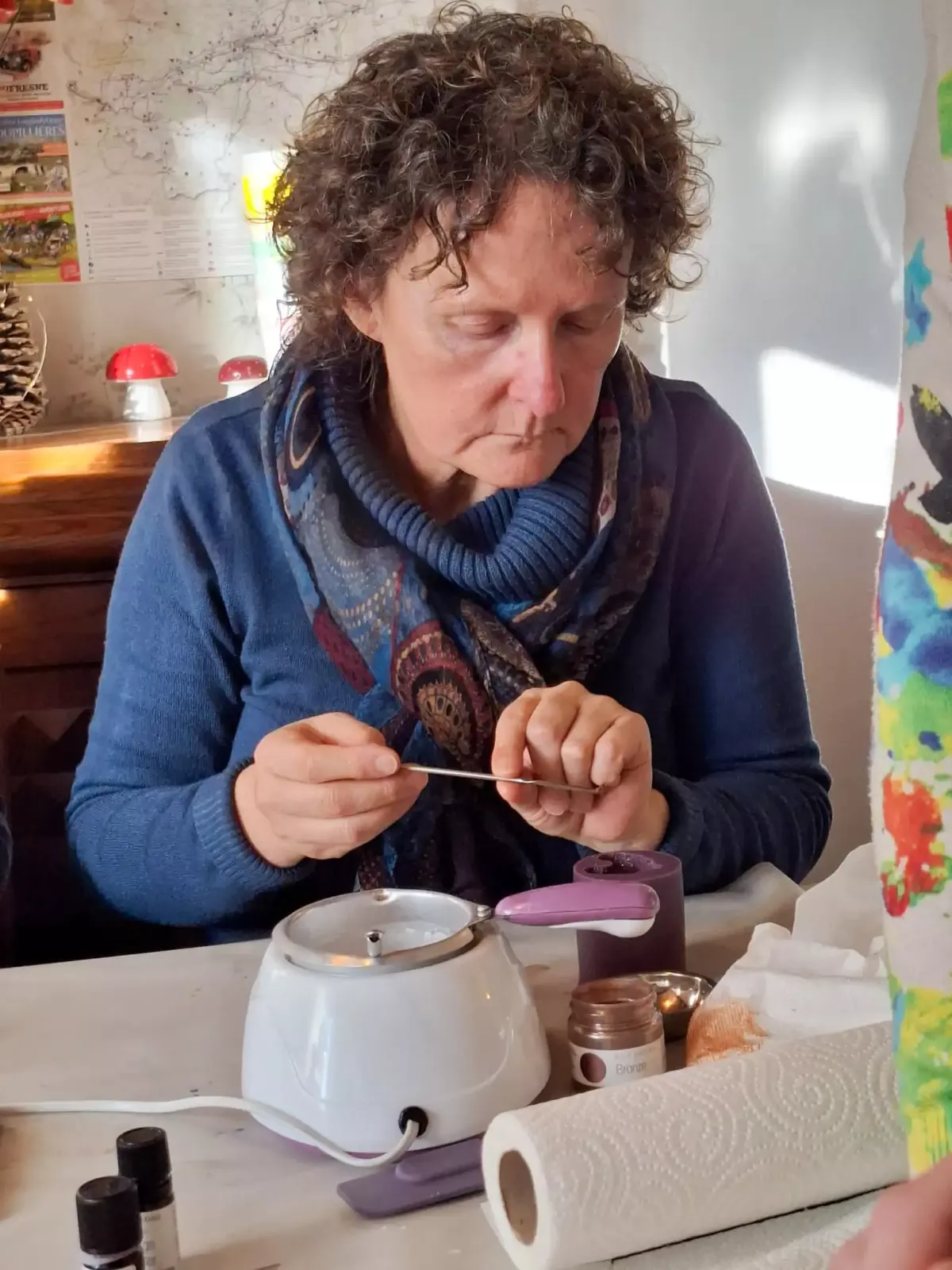photo de l'atelier familles faire son savon bio maison