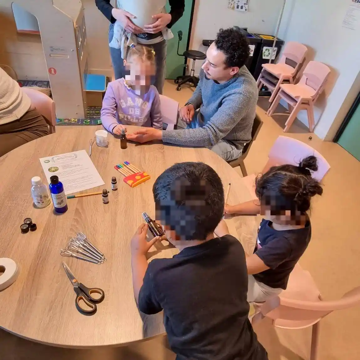 photo de l'atelier familles zero dechet