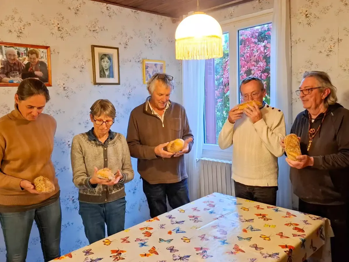 photo de l'atelier faire son pain au levain naturel