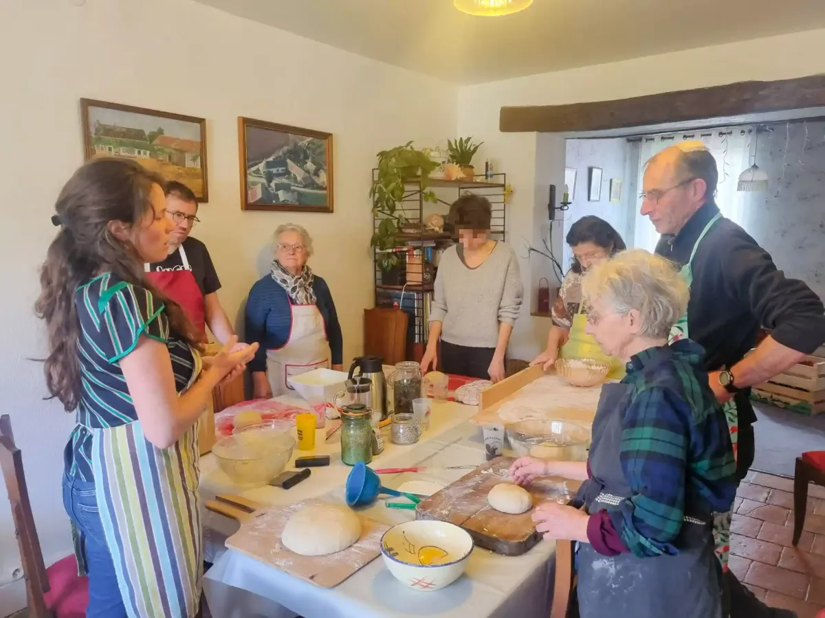 Photo de l'atelier pain au levain naturel maison