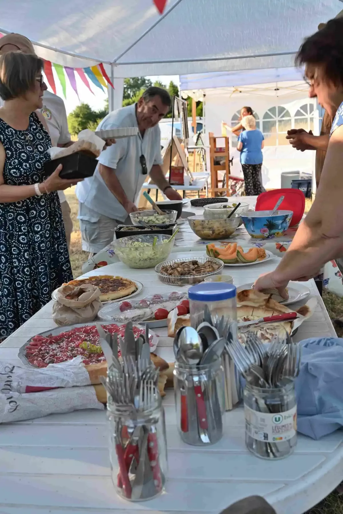 photo de la soirée estivale de La Grange du Viornay